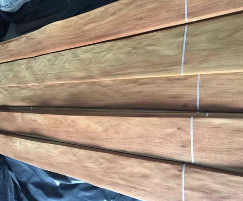 kaufen 0.5m-2m / 2cm-2.44m / 2.45m-3.6m Länge Burma padauk Naturholz Veneer online manufacture
