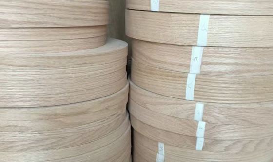 Roter Eiche Veneer Edge Banding Hohe Elastizität Verschleißfestigkeit